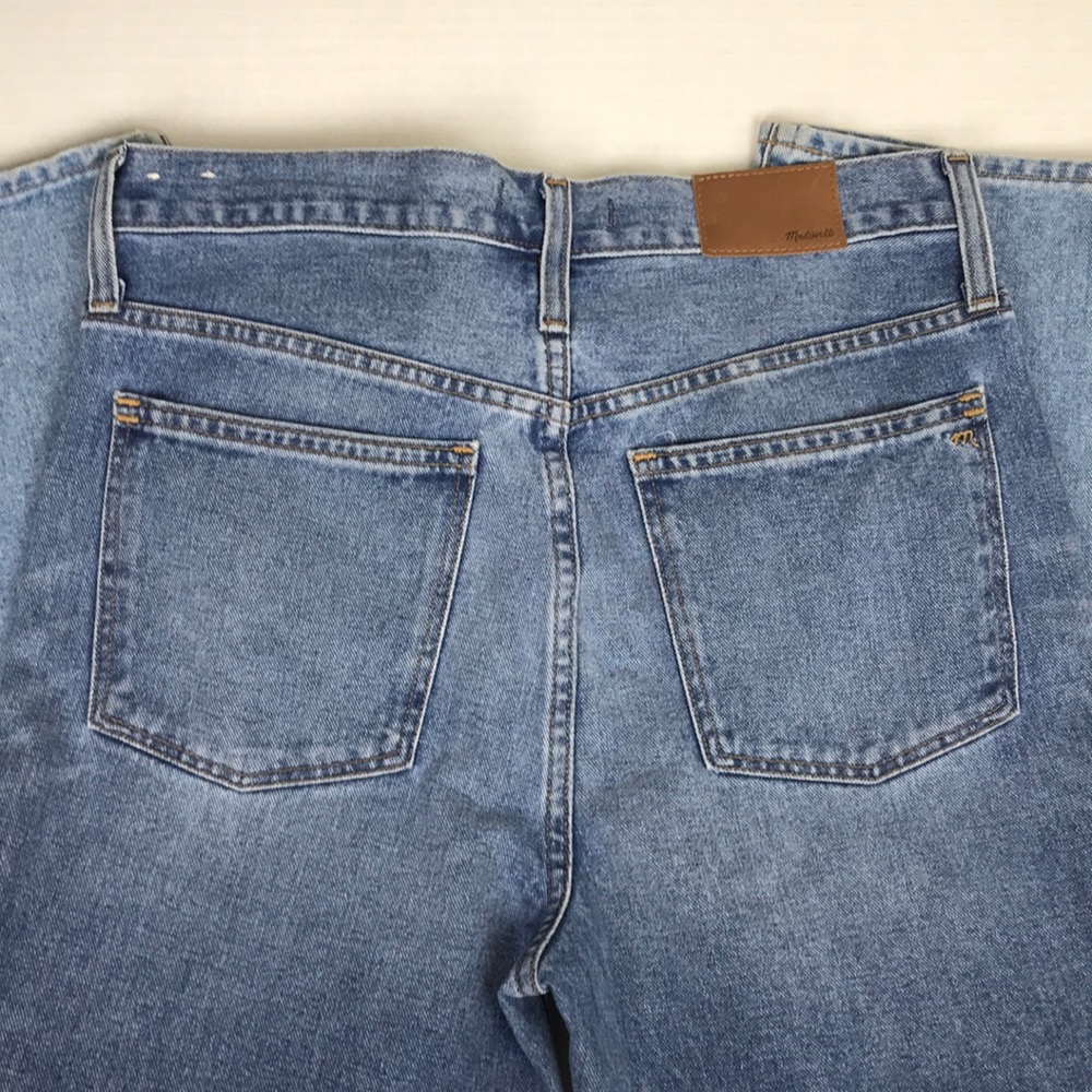 Madewell Retro Crop Bootcut Jeans Two Tone Edition - Picture 7 of 8